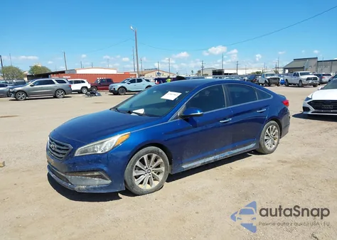 2017 Hyundai Sonata Sport z USA, uszkodzony, nr VIN 5NPE34AF1HH472455